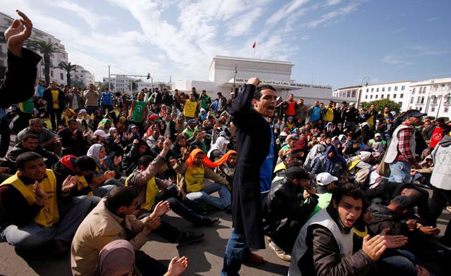 Διαδήλωση κατά των εκλογών - Μαρόκο
