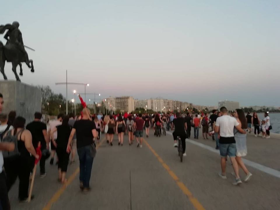 Αντιφασιστική πορεία - Θεσσαλονίκη 1/7/2018 | Φωτό: Στέλιος Νικητόπουλος